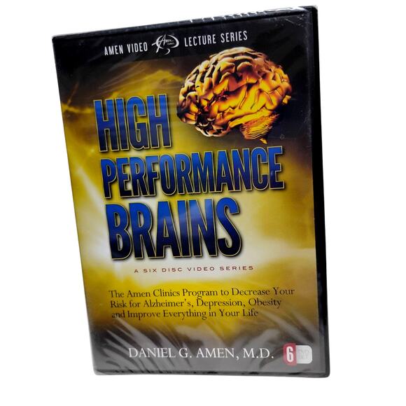 High Performance Brains DVD Set Improve Focus Memory Mental Clarity Daniel Amen - Picture 4 of 4